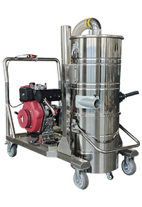 Aspiradora industrial con motor diesel
