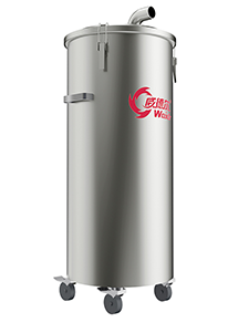 Aspiradora industrial textil compacta de un solo cubo