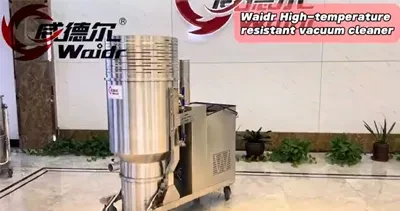 Aspiradora industrial resistente a altas temperaturas