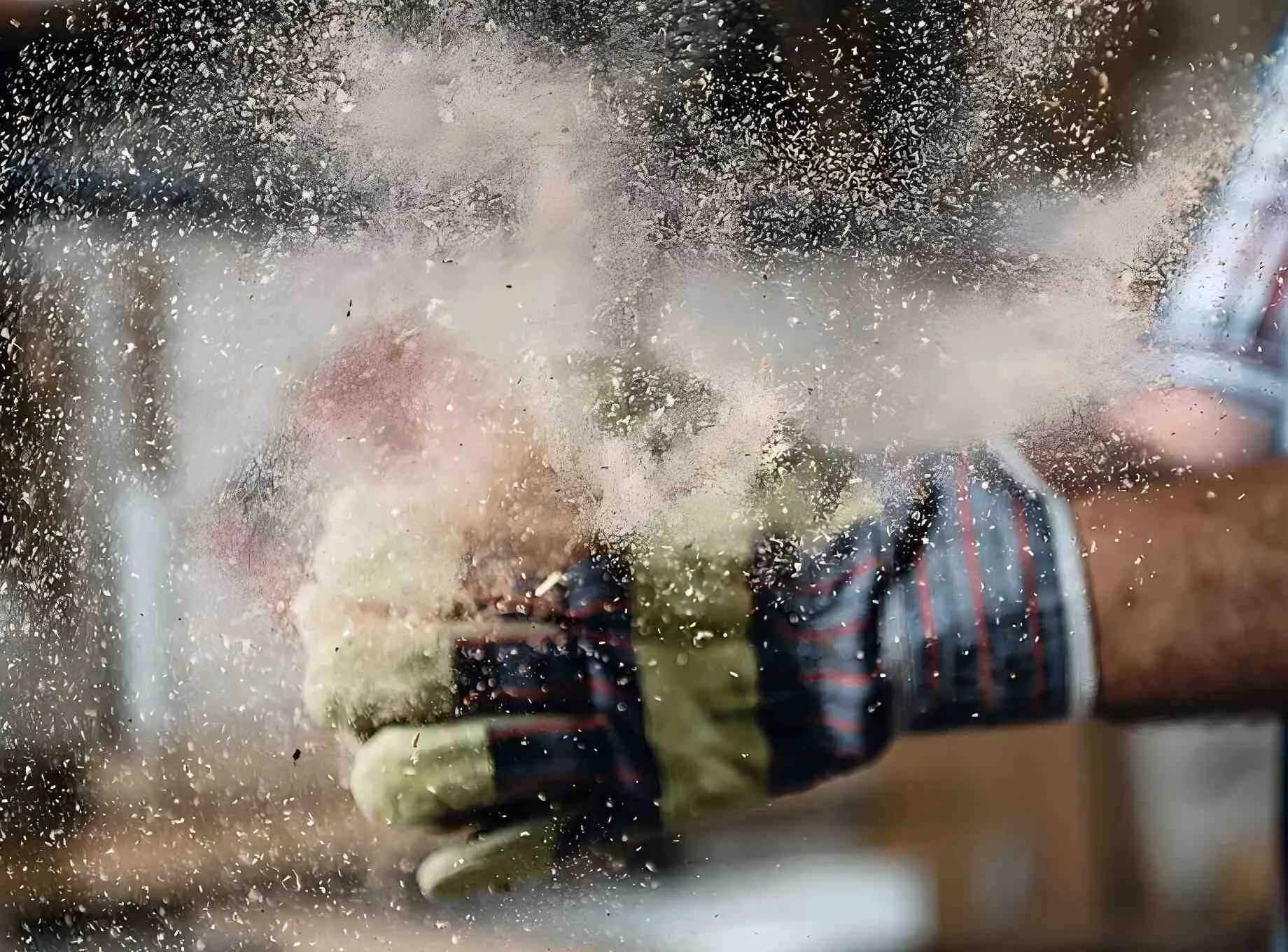 Polvos finos y polvo